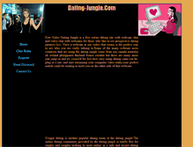 Tablet Screenshot of dating-jungle.com